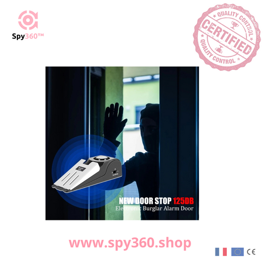 Spy360™ | Alarme porte stop 125dB - Sécurité ultime