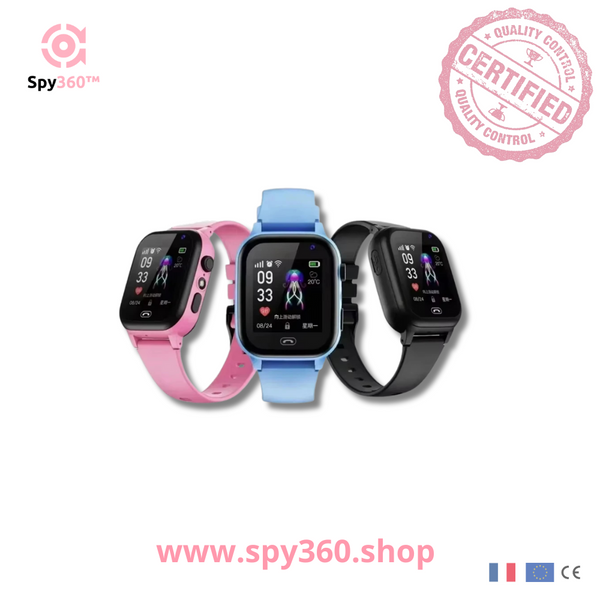 Spy360™ | Montre 4G pour Enfants avec GPS sécurisé