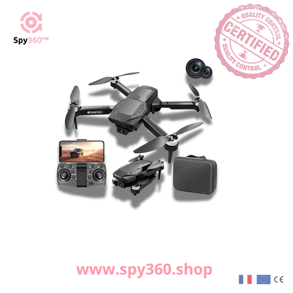 Spy360™ | Drone F198: Quadcopter Double Caméra 1080P