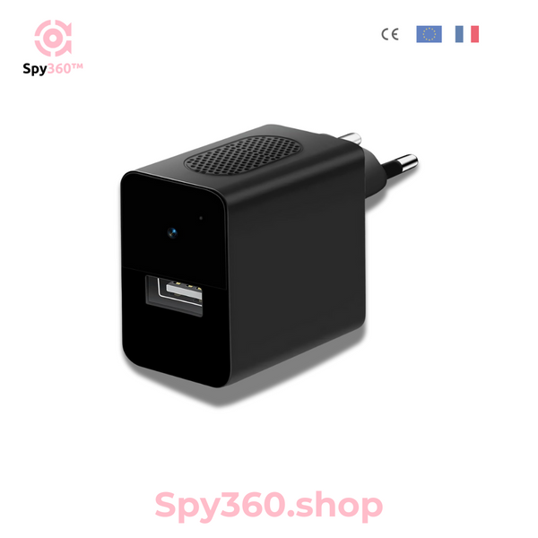 Spy360™ | Caméra Espion USB 1080P avec Détecteur de Mouvement